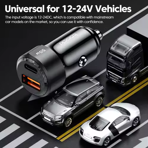 Toocki 50W QC PD 3.0 Car Charger Quick Charge 4.0 USB Type C Car Fast Charging For iPhone 12 13 14 Huawei Samsung Xiaomi POCO - Image 3
