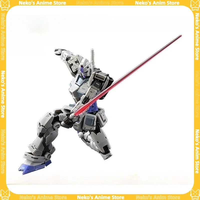 PB 【Disponibile】 BANDAI RG 1/144 G-3 Gundam Ver.2.0 Kit modello Action Figure Modello anime Giocattoli alla moda Bambola da tavolo Regalo da collezione