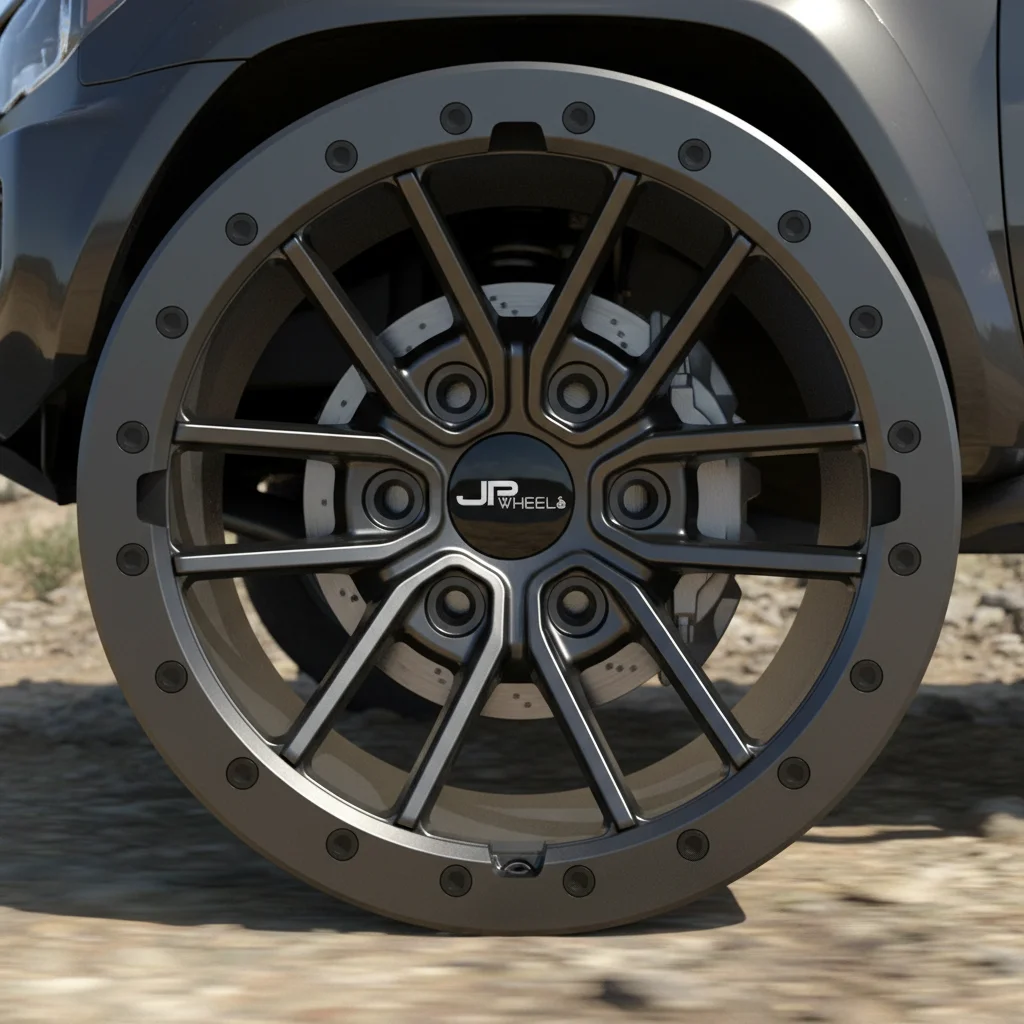 T6061-T6 Forged Alloy 4x4 Off-road Wheels 17x8 Inch Deep Dish Car Rims 5 Holes 6x139.7  Custom Beadlock Offroad Wheels #JR5439