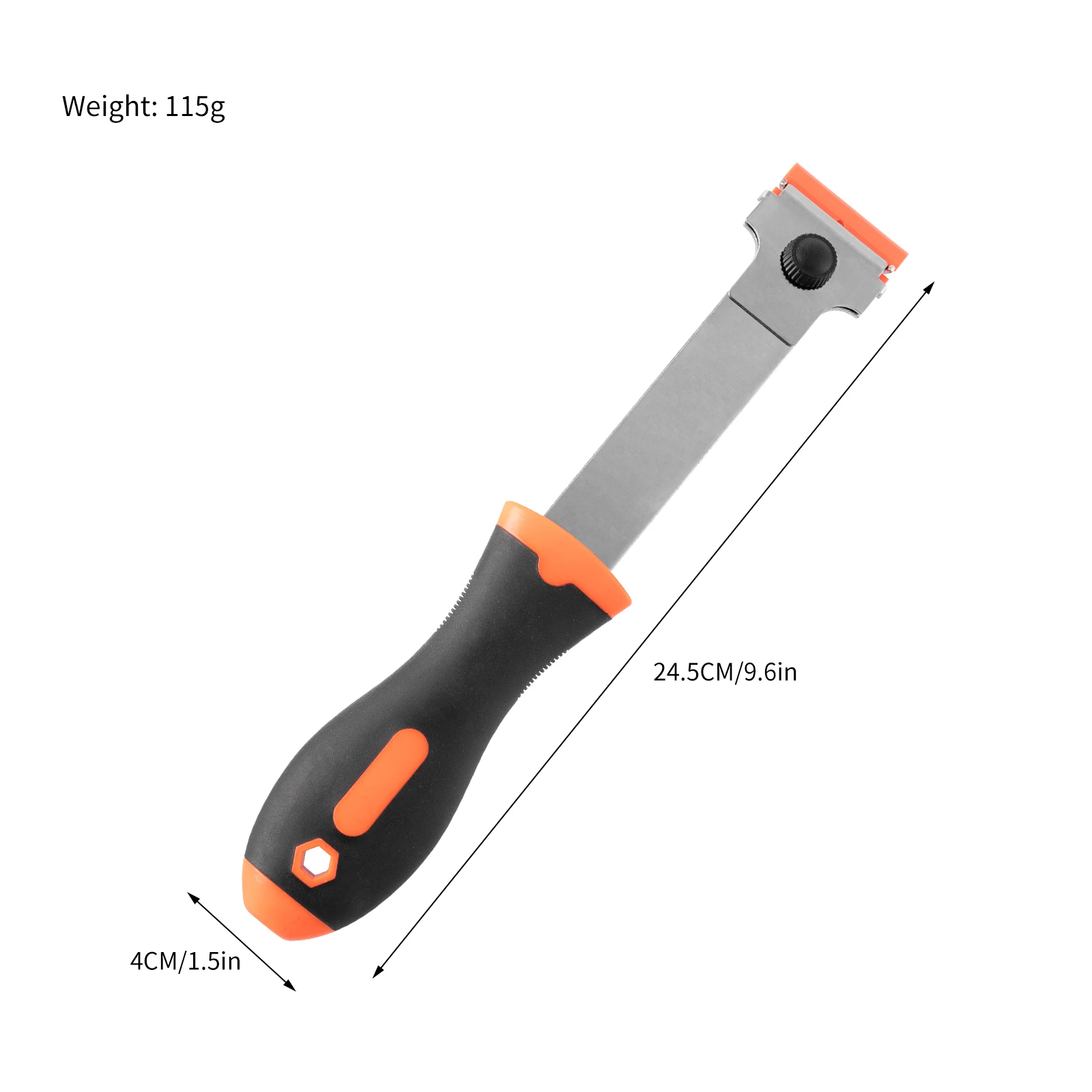 Extended Handle Plastic Scraper PPF Window Tint Vinyl Wrap Spatula Sticker Glue Residue Remover Auto Car Cleaning Scraping Tool