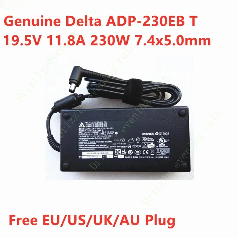 Genuine Delta ADP-230EB T 19.5v 11.8a 230W AC adapter for Asus ROG g750jh g750jz g751j g752vs g752vy laptop power supply charger