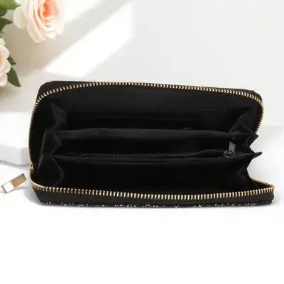 

Creative Lady Wallet Stylish Shiny Women Purse Zippered Handbag Durable Exquisite Gift Mother Girlfriend Wife Sister Daughter