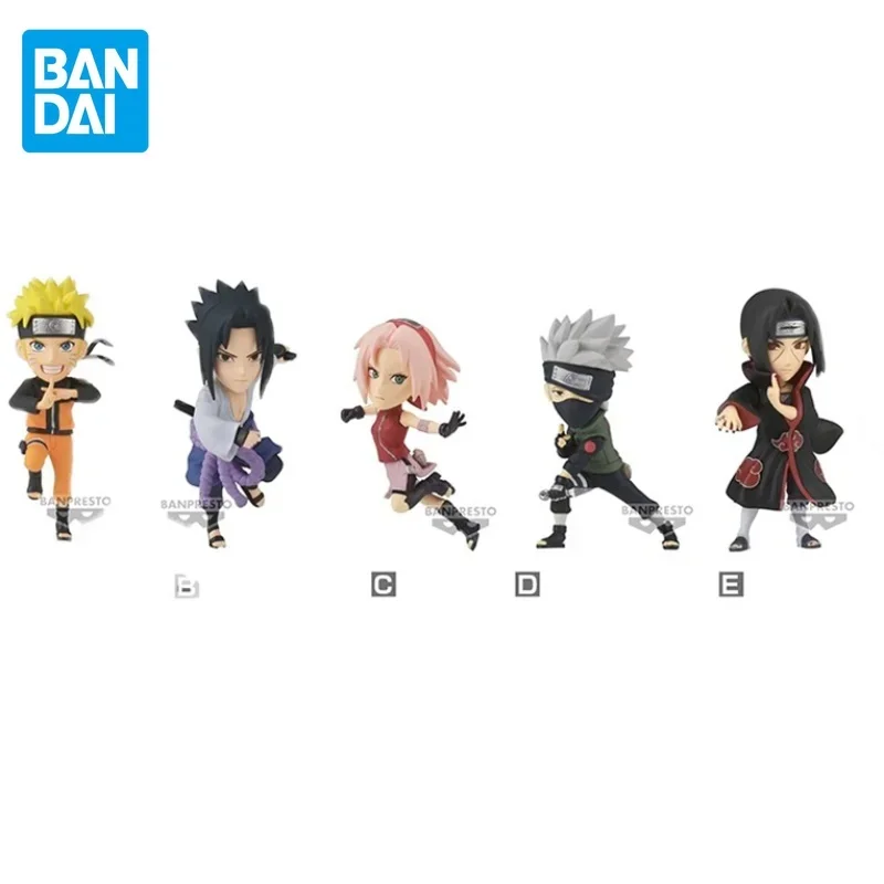 

Bandai Genuine WCF Naruto：Shippūden Uzumaki Naruto Hatake Kakashi Haruno Sakura Anime Action Figures Toys for Boys Kids Gifts