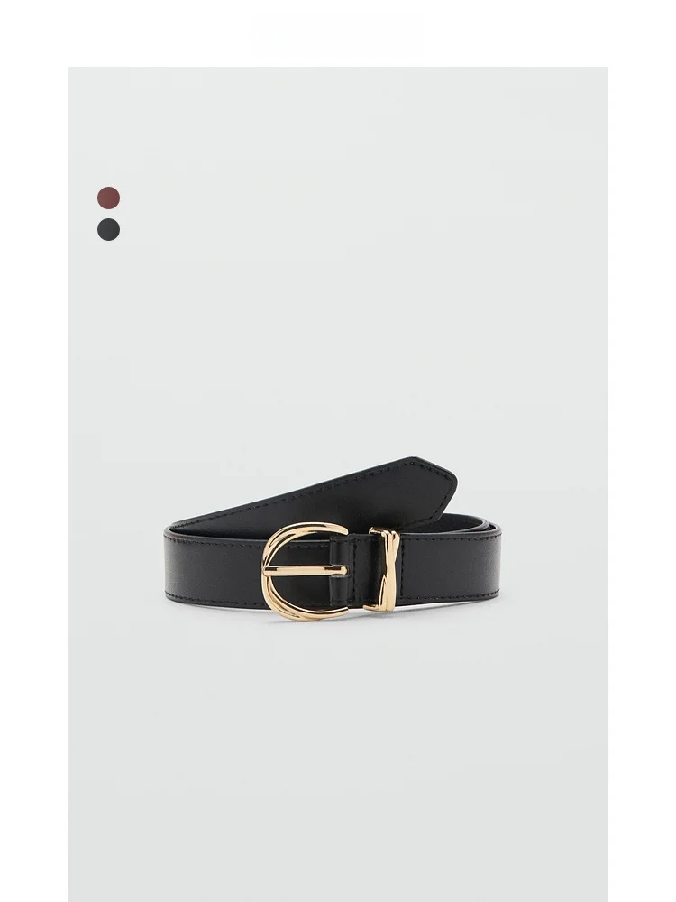 ceinture-pour-femme-mango-2026-–-nouvelle-collection-ete-boucle-ovale-en-metal-ceinture-en-cuir-polyvalente-pour-tenues-decontractees-et-quotidiennes