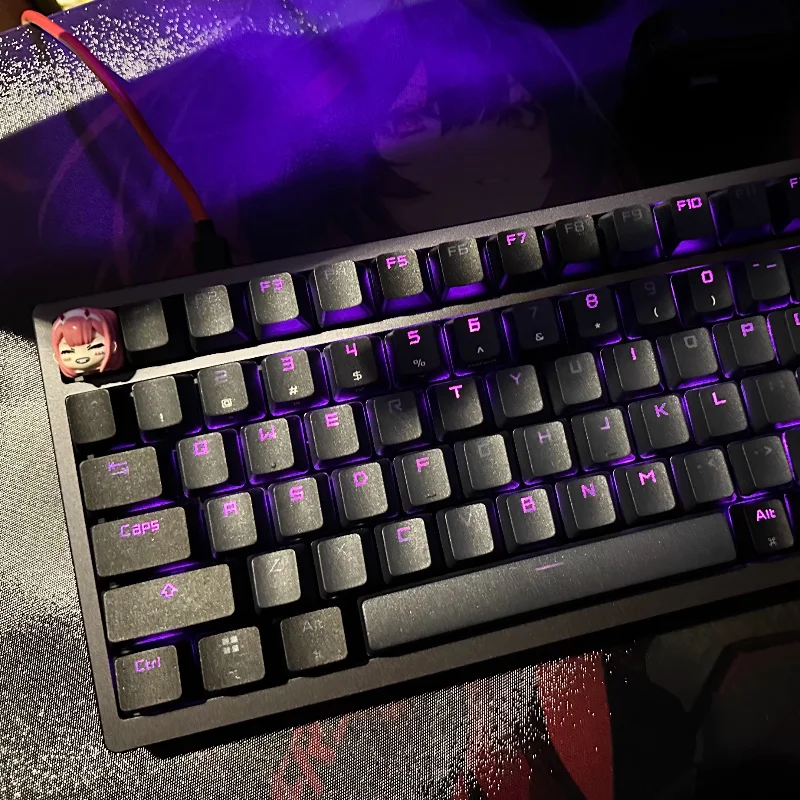 Tapas de teclas de resina de Anime DARLING in The FRANXX 02 Zeo, accesorios de Teclado mecánico de dos personalidad, Teclas de repuesto de regalo lindas