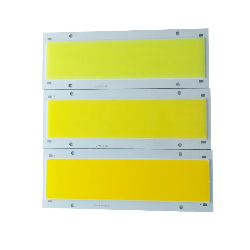 140x50MM Super Bright Rectangle COB Chips Panel Light DC12V 30W Led Source Light Bulb Warm Natural Cold White for DIY Lights