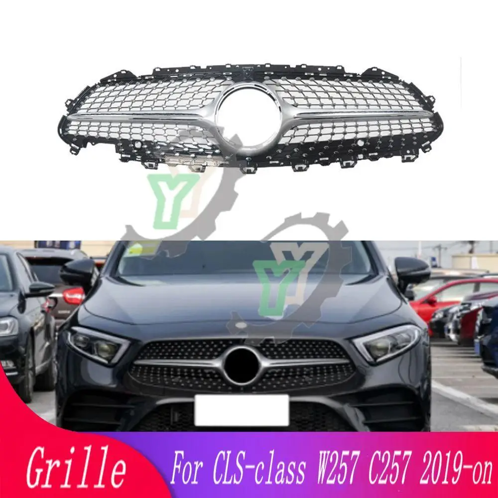 C257 Grill For mercede CLS Class W257 Facelift Car Front Grille For CLS300 CLS350 CLS450 CLS53 CLS400 CLS500 2020 2021 2022 2023