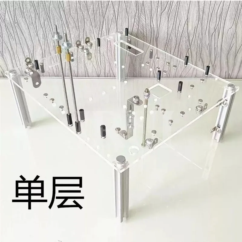 Transparent Acrylic Open Air MATX Chassis ATX Desktop PC DIY Custom Assembly Rack For Modding