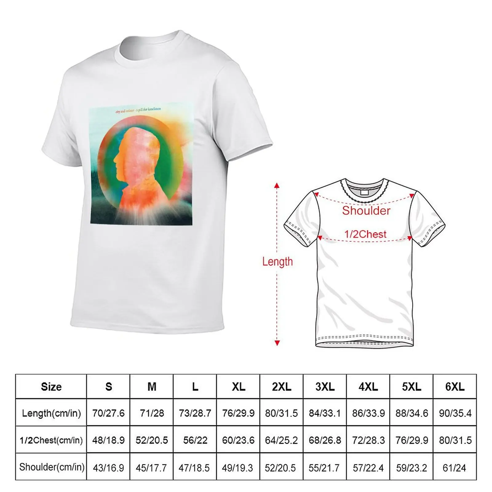 City and Colour A Pill For Loneliness T-Shirt kawaii clothes oversized t shirt Short sleeve tee men