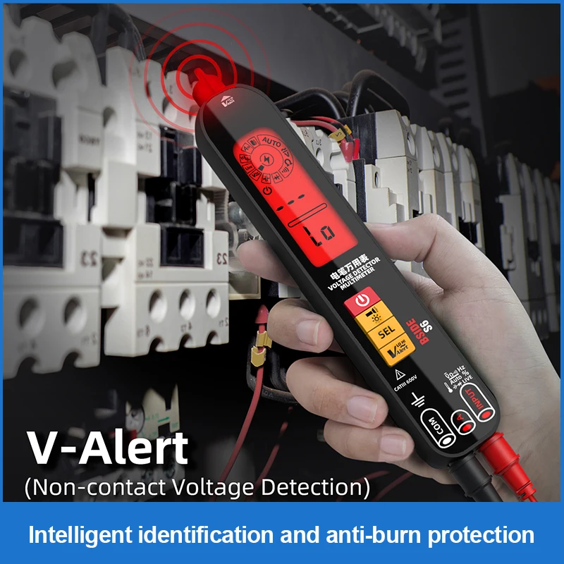 S6/s6x USB-Ladung Smart Digital Multimeter Auto Range AC Gleichstrom Spannungs prüfer Stift