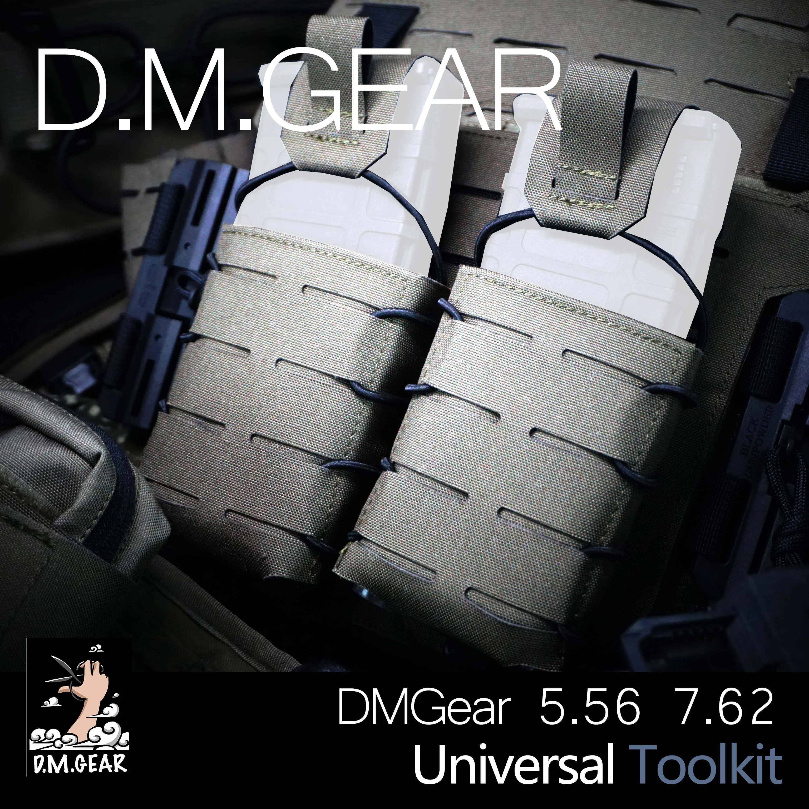 

DMGear Универсальный 556/762 комплект Molle Sub-pack многофункциональная Регулируемая тактическая упаковка боеприпасов