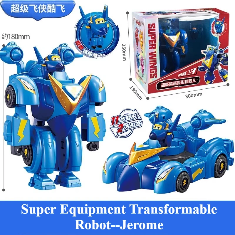 En stock! Robot Transformable Original autorisé Auldey Super Wings Golden Boy Super équipement-jouet pour enfants cadeau de vacances