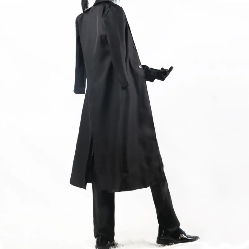 2025 New Anime Bungo Stray Dogs Dazai Osamu Cosplay Costume Long Jacket Coat Trench Sticker Bandage Suits Uniform Halloween Clot