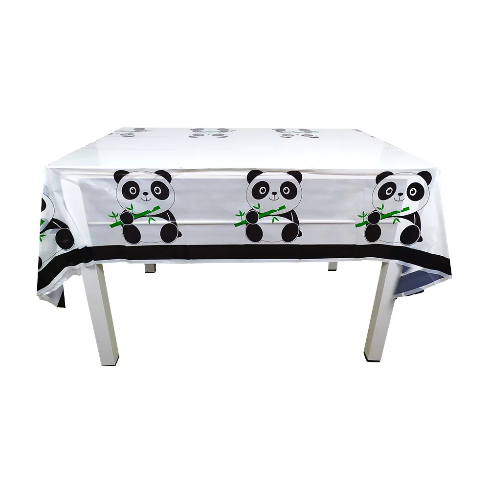 Panda-Thema, Einweggeschirr, Pappteller, Tassen, Servietten, Kuchendekoration, Babyparty, Kindertier-Thema, Geburtstagsparty-Dekoration – Detail 2