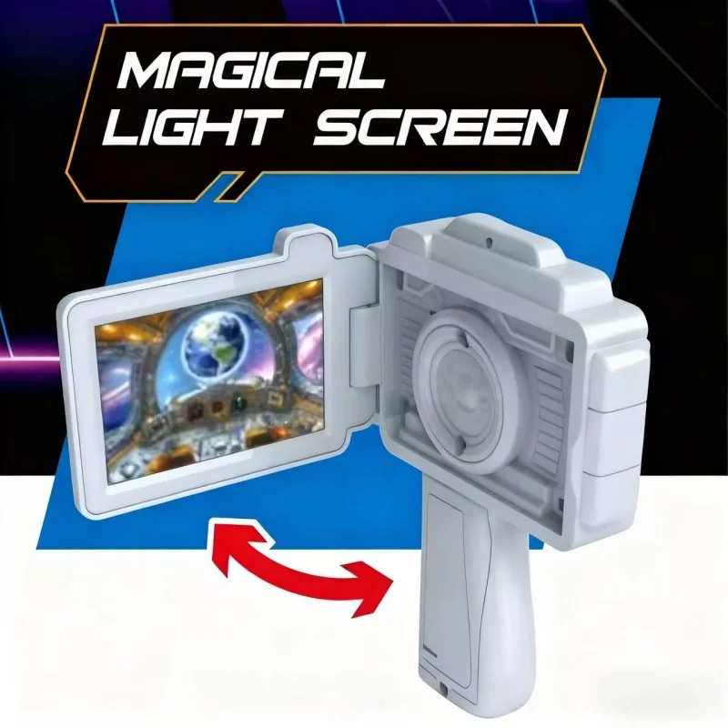 New Model Children's Handheld Projection Camera - Indoor Mini Cool Projection Device - Festive Glowing Toy Gift