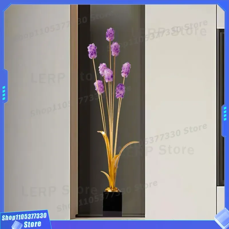 Luxury Copper Wheat Ear Ornament for Home Office Desktop TV Cabinet Wine Rack Decor High End Light Luxury Style Wedding Gift