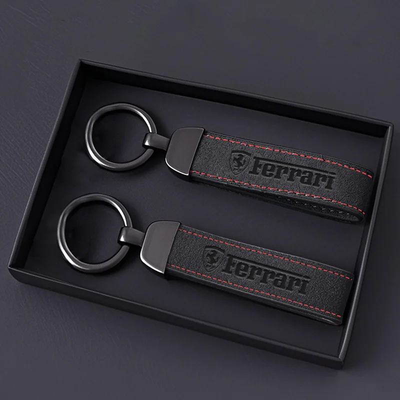 Nuevo Llavero de Coche 2026 con Cordón, Regalo para Ferrari 308 GT4 GTB GTS F355 360 Modena F430 458 Italia 488 Tributo