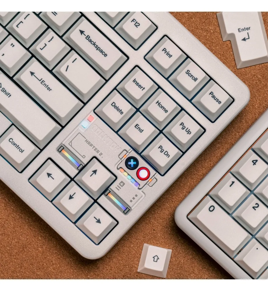 Keycap minimalist style Original PBT sublimation process Adapted to mechanical keyboard Computer customization