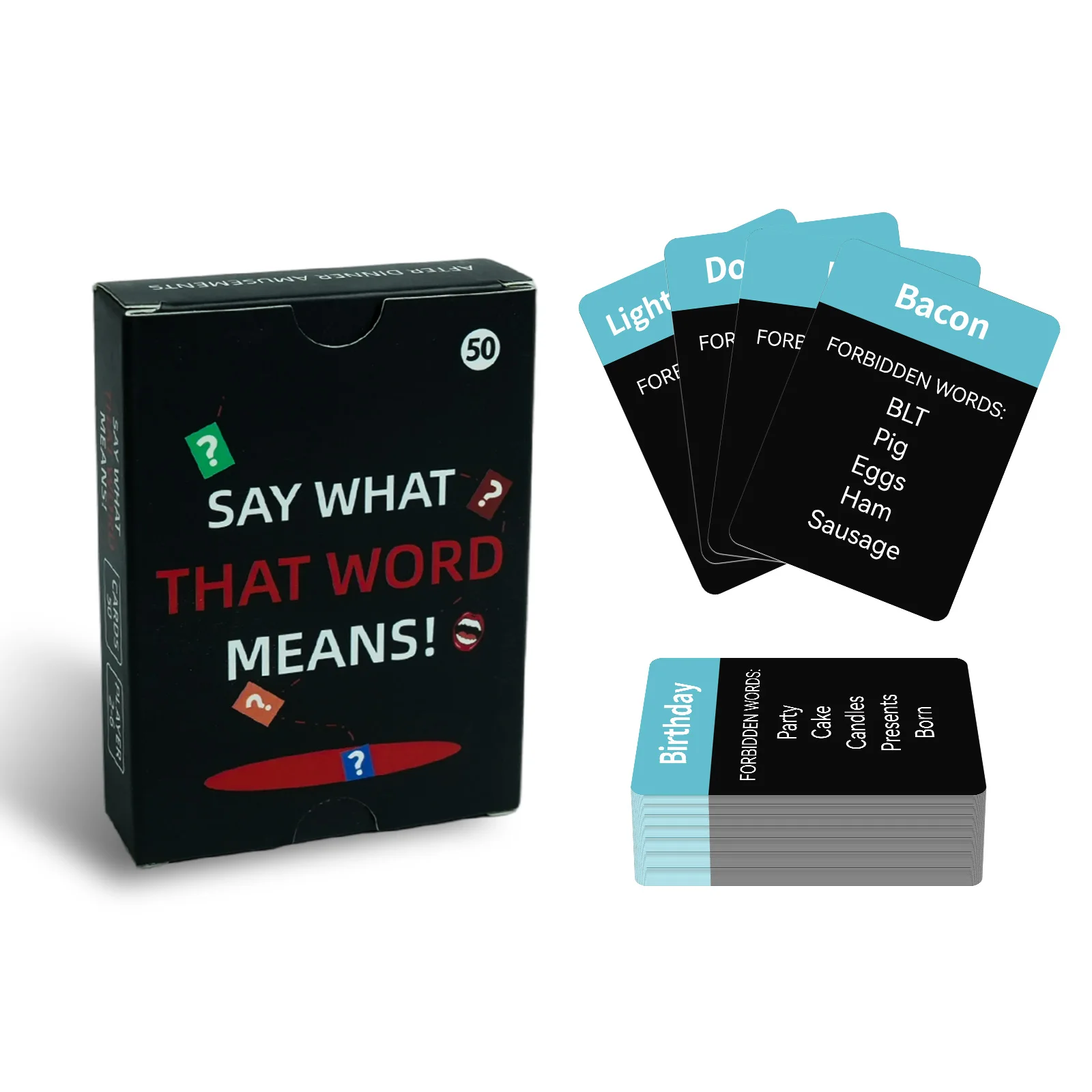 

Карточки для игры в "Табу: Угадай, что означает эта фраза" | Семейная и праздничная игра для друзей | Быстропроходящая игра на отгадывание по описанию