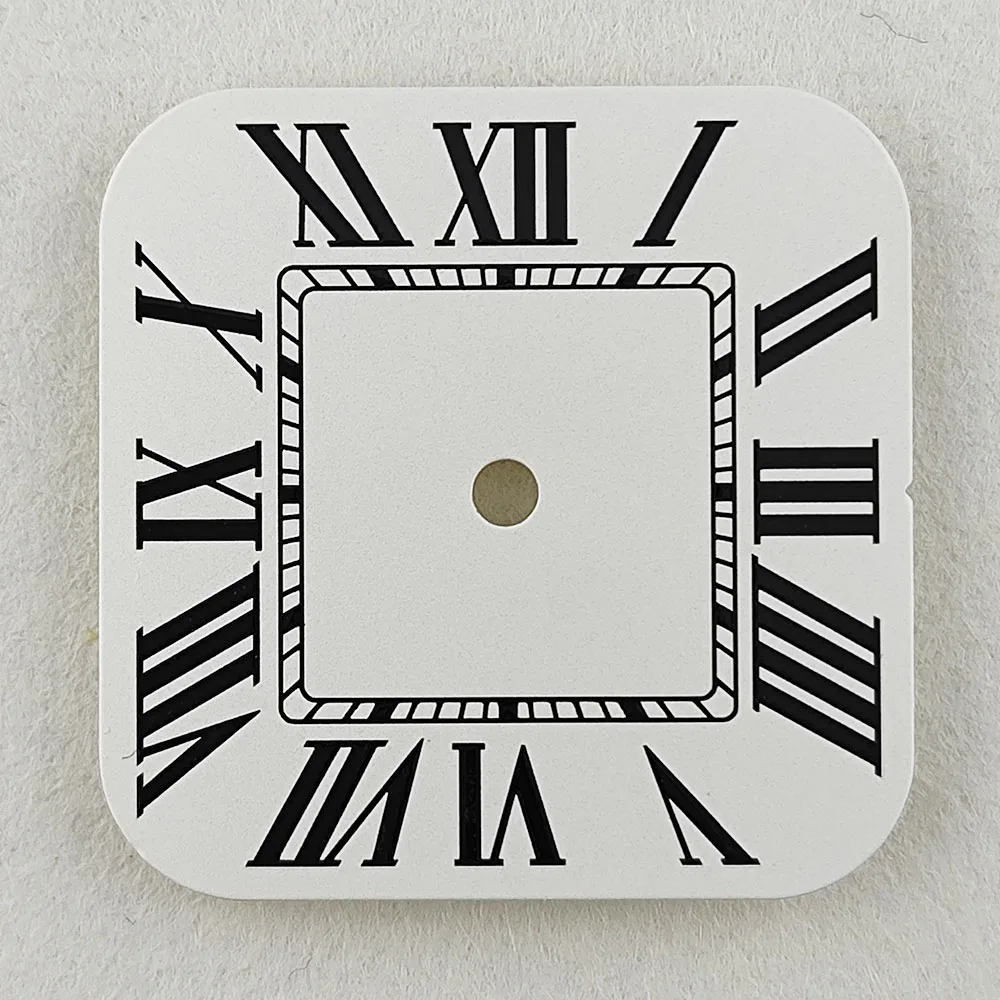 NH35 watch square dial  dial Roman numeral dial suitable for NH35 sports watch accessories 27mm dial