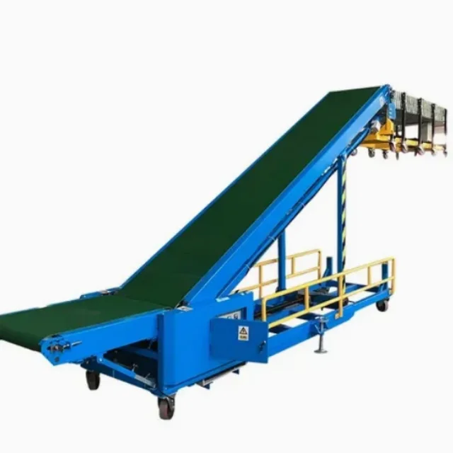 2025 Unloading Conveyor for Carton Boxes Container Loading and Unloading Container Loading Conveyor Machine Telescopic Conveyor