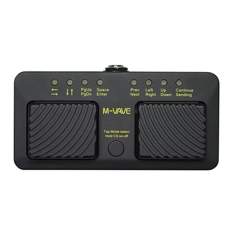 M-Vave Pedal silencioso sem fio, Page Turner, Turner, USB Recarregável, Bluetooth, Instrumento Musical, Tablet, Smart Phone