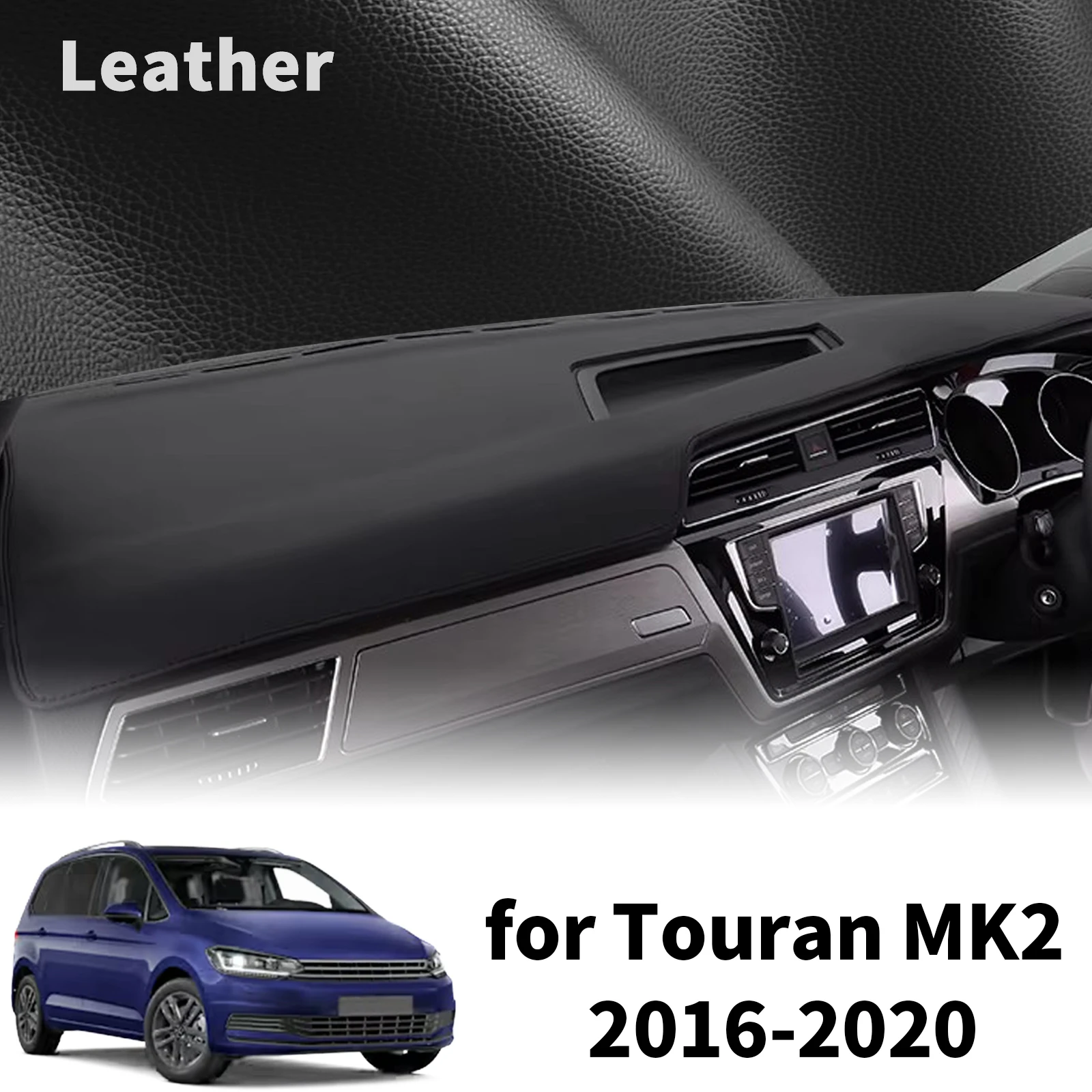 

for Touran MK2 2016 2017 2018 2019 2020 High Quality Dashboard Cover Dashmat Sunshade Anti‑UV Protector Dash Mat Pad Accessories