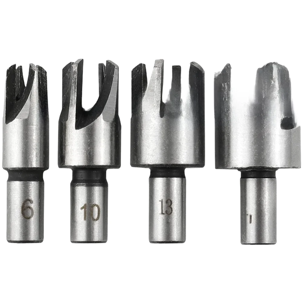 Carbon Steel Drill Bit Set Cylinder Burr and Claw Burr for Wood Insert Applications for Furniture Assembly and Repair