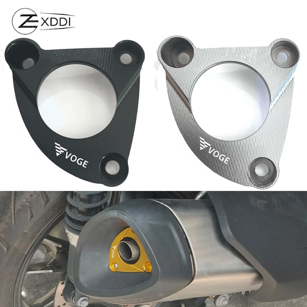 For Loncin Voge SR4MAX SR4 MAX 2022 2023 CNC Aluminum Motorcycle Exhaust Pipe End Decorative Protection Cover Cap Accessories