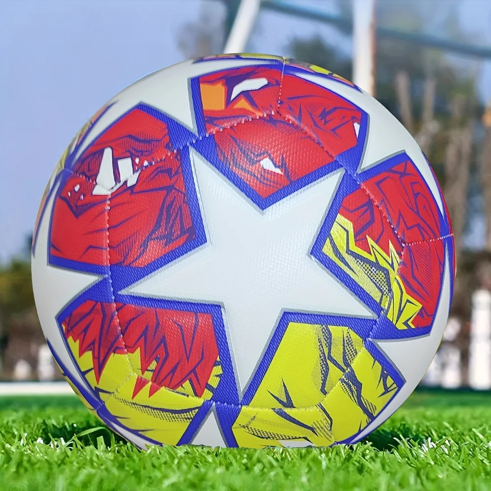 Balones de fútbol profesionales, tamaño 5, tamaño 4, de alta calidad, suave, PU, liga deportiva para exteriores, Partido de entrenamiento de fútbol, 2024