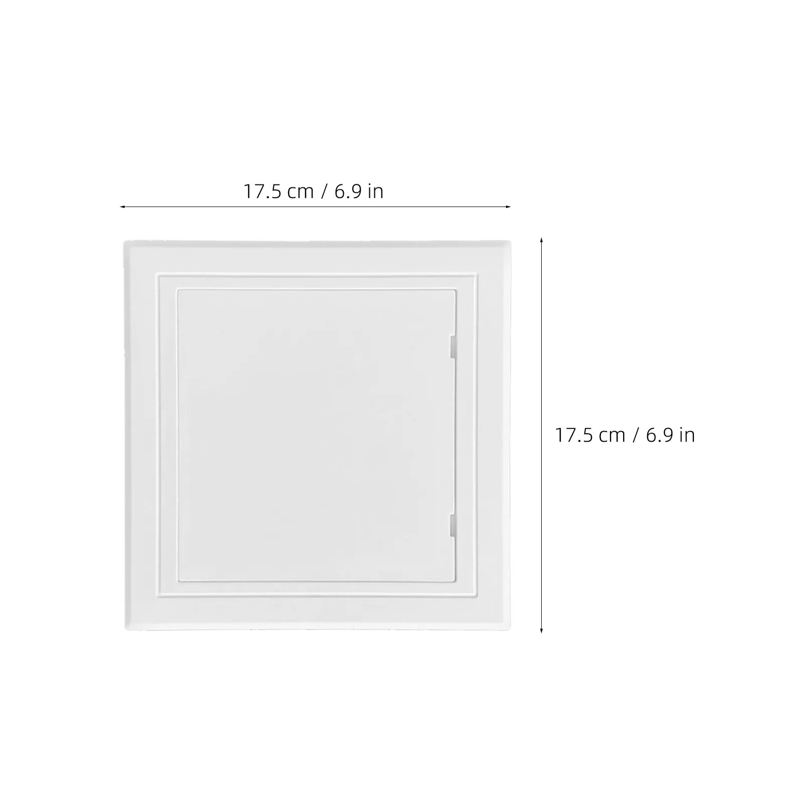 2Pcs 100x100cm White Plastic Wall Access Panel Pipe Cover Decoration Water Pipe Connection Cover Bathroom Utility Maintenance