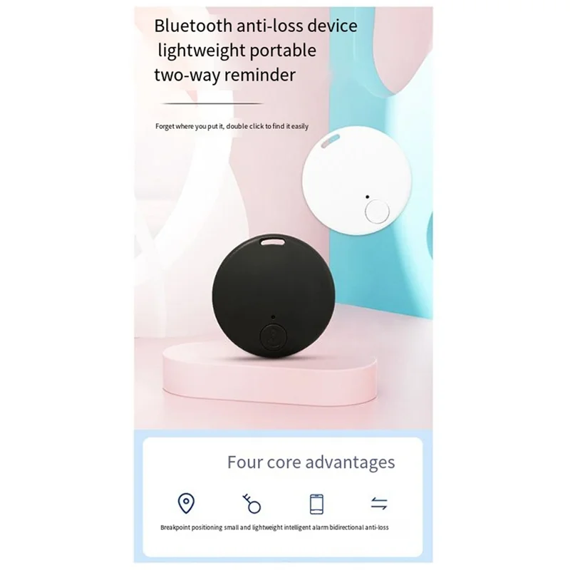 M16K-2 Pack Mini GPS Tracker Bluetooth 5.0 Anti-Lost Device Mobile Bluetooth Wireless Smart Locator Pet Key Wallet Tracker