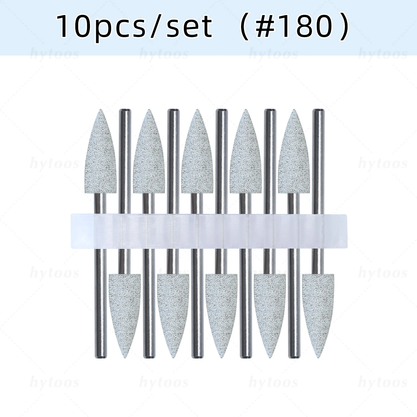 HYTOOS 6*16mm Kegel Silikon Nagel Bohrer Bits 3/32 "Pediküre Polieren Bit für Nagel Bohrer maniküre & Fußpflege Vorbehandlung Werkzeuge