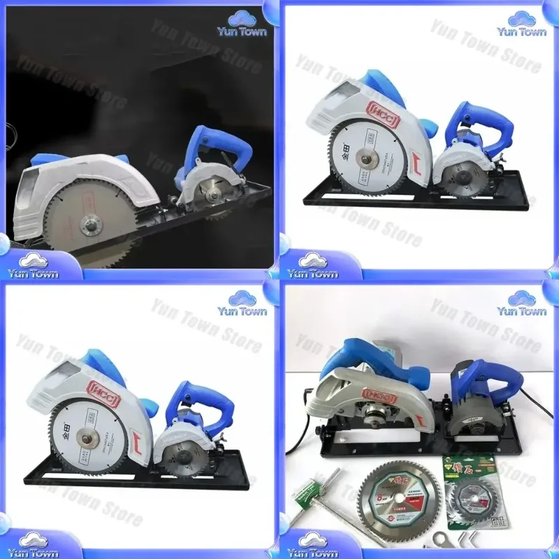 Mini Panel Saw 3000W for Solid Wood MDF Board Cutting Refitting Electric Wood Cutter Professional Furniture Making Tool Table