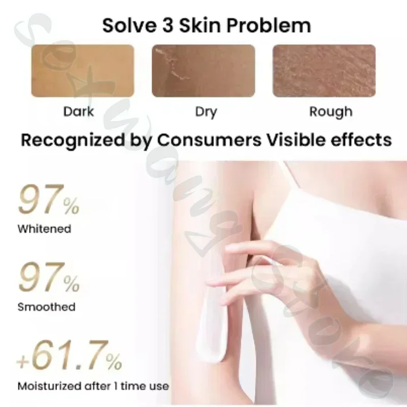 Body lotion moisturizes the whole body, moisturizes, brightens, refreshes, and is non-greasy, improves rough and dull skin