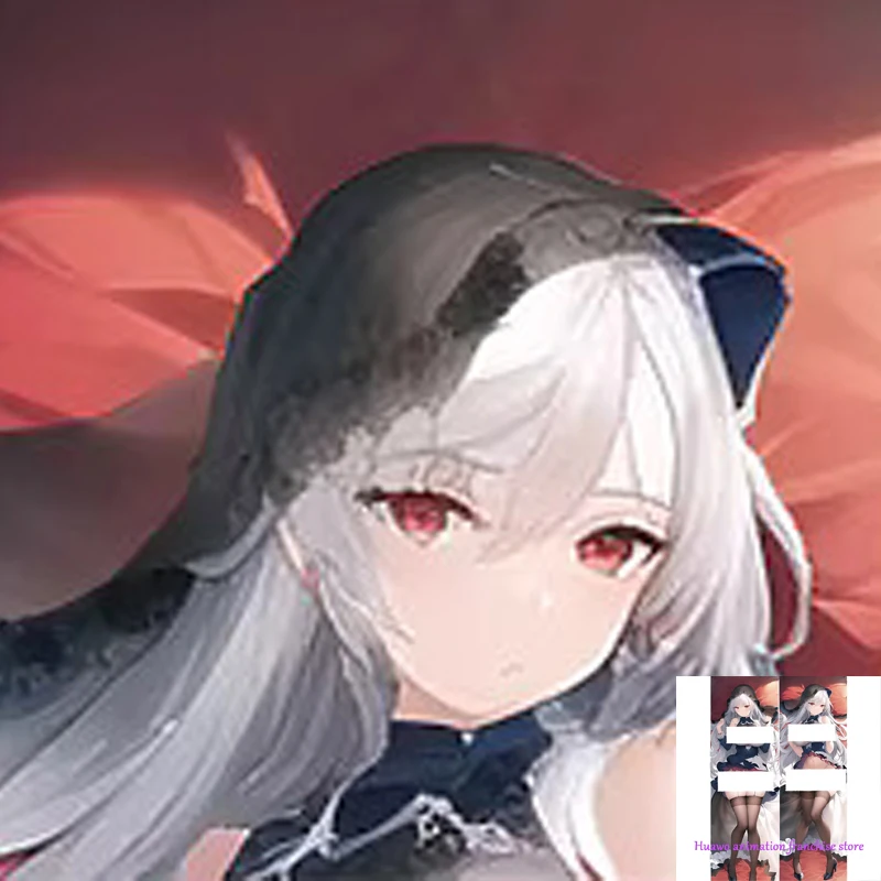 

Anime Dakimakura Pillow White hair 2-Side Print Pillowcase Hugging Body Cushion Cover Otaku Waifuristmas Decoration 2023