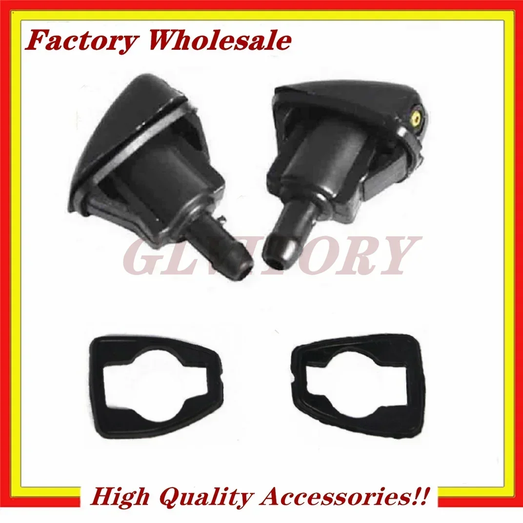 New 2PCS Windscreen Spray Washer Nozzle 85381-12060 85381-34010 for Toyota LandCruiser 100 Series