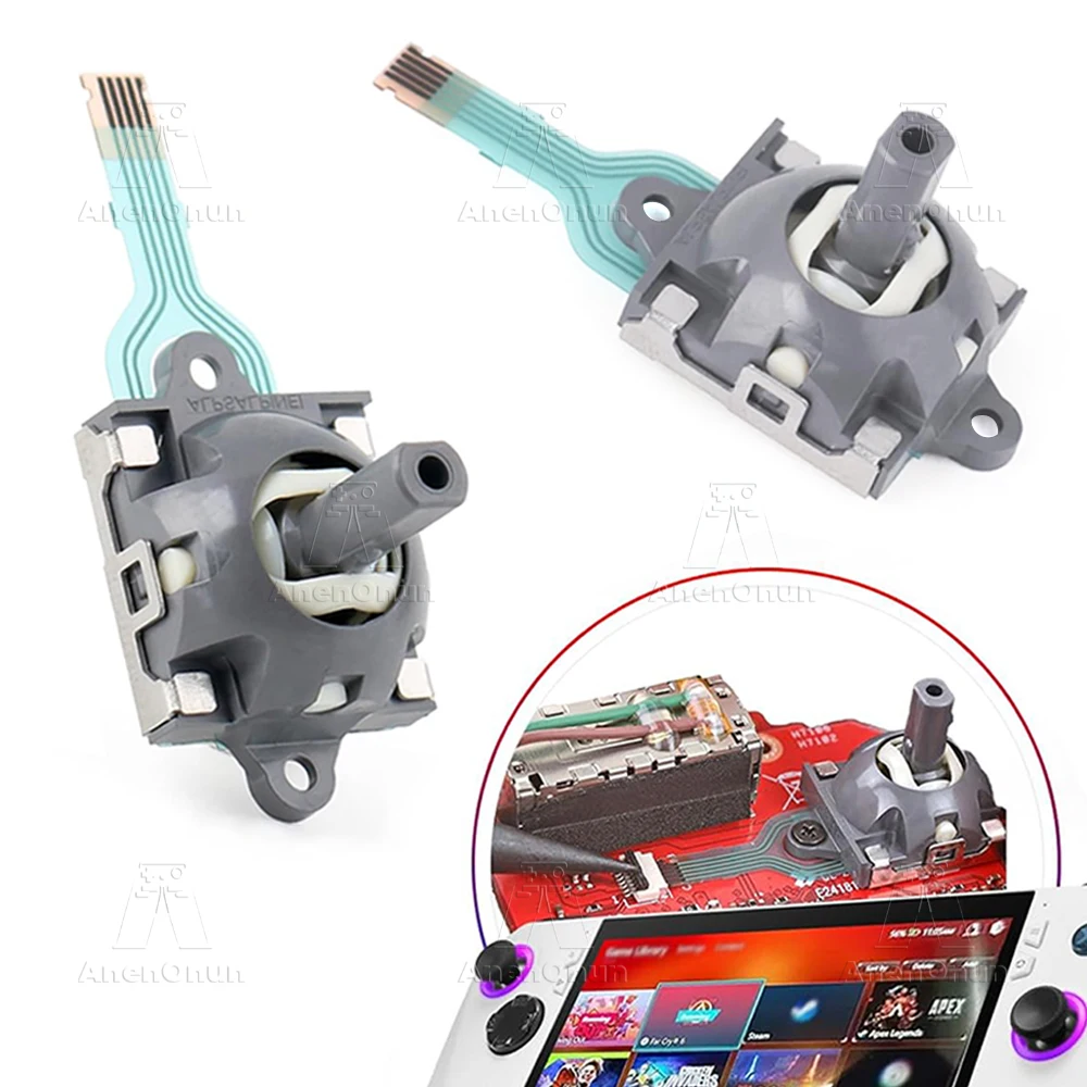 

Original ALPS Joystick for ROG Ally/GPD WIN3 Replacement Parts Thumbstick Drift Fix 3D Analog Sensor Module Durable Repair Kit
