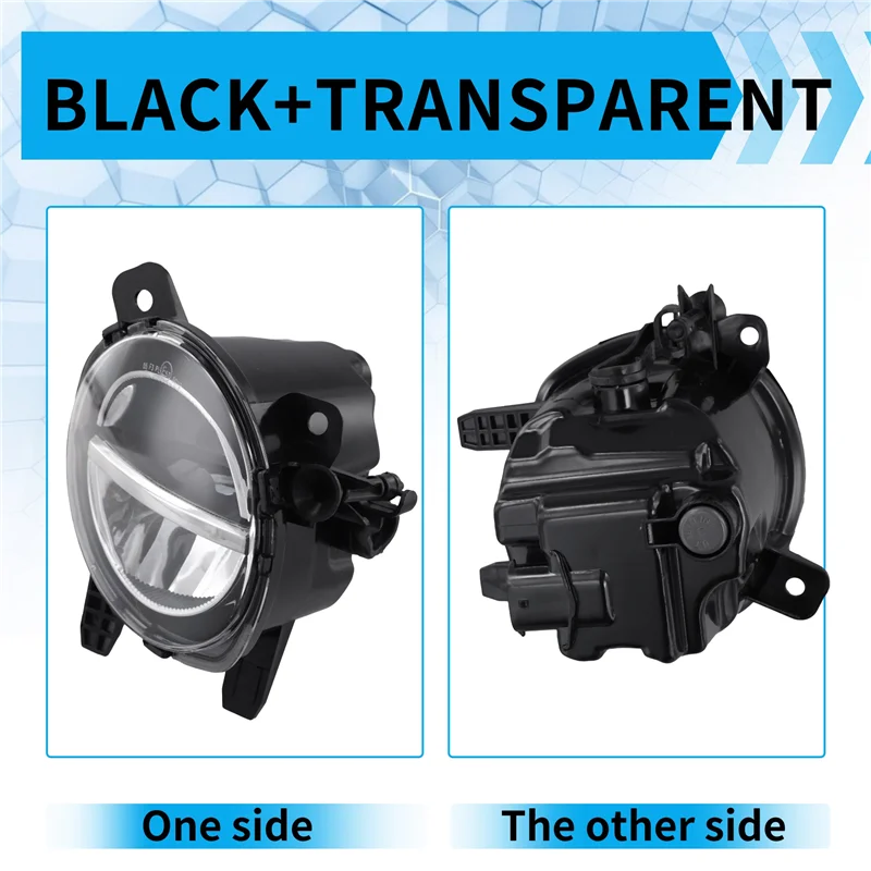 A02Q-أضواء الضباب لسيارات BMW F20 F21 F22 F23 F30 F31 F32 F33 F34 F35 2012-2018 LED الضباب الخفيف العلوي مصباح قيادة