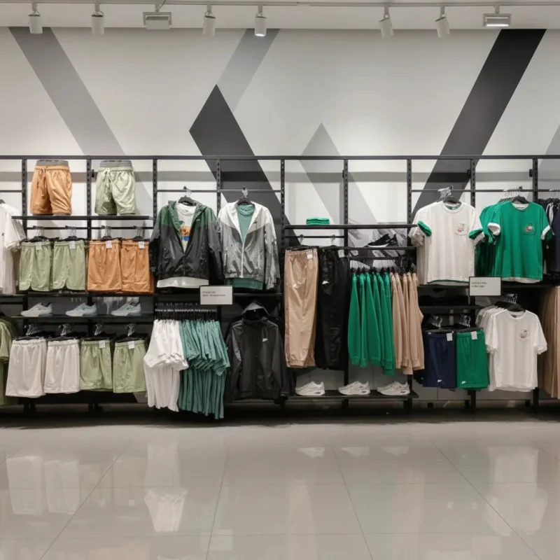 

Customize.Men Boutique Clothing Store Shoe Store Shelving Sports Clothing Store Layout
