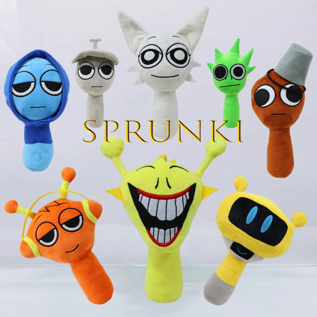 New Sprunki Plush Rhythm Box Soft Toys Disaster Mode Music Game Peripheral Toys Gifts