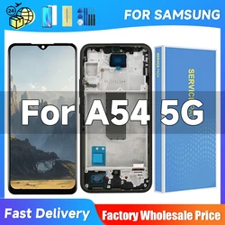 For Samsung A54 5G For AMOLED A54 A546 A546U A546B A546E A5460 A546M LCD Display Touch Screen Digitizer Assembly Replacement