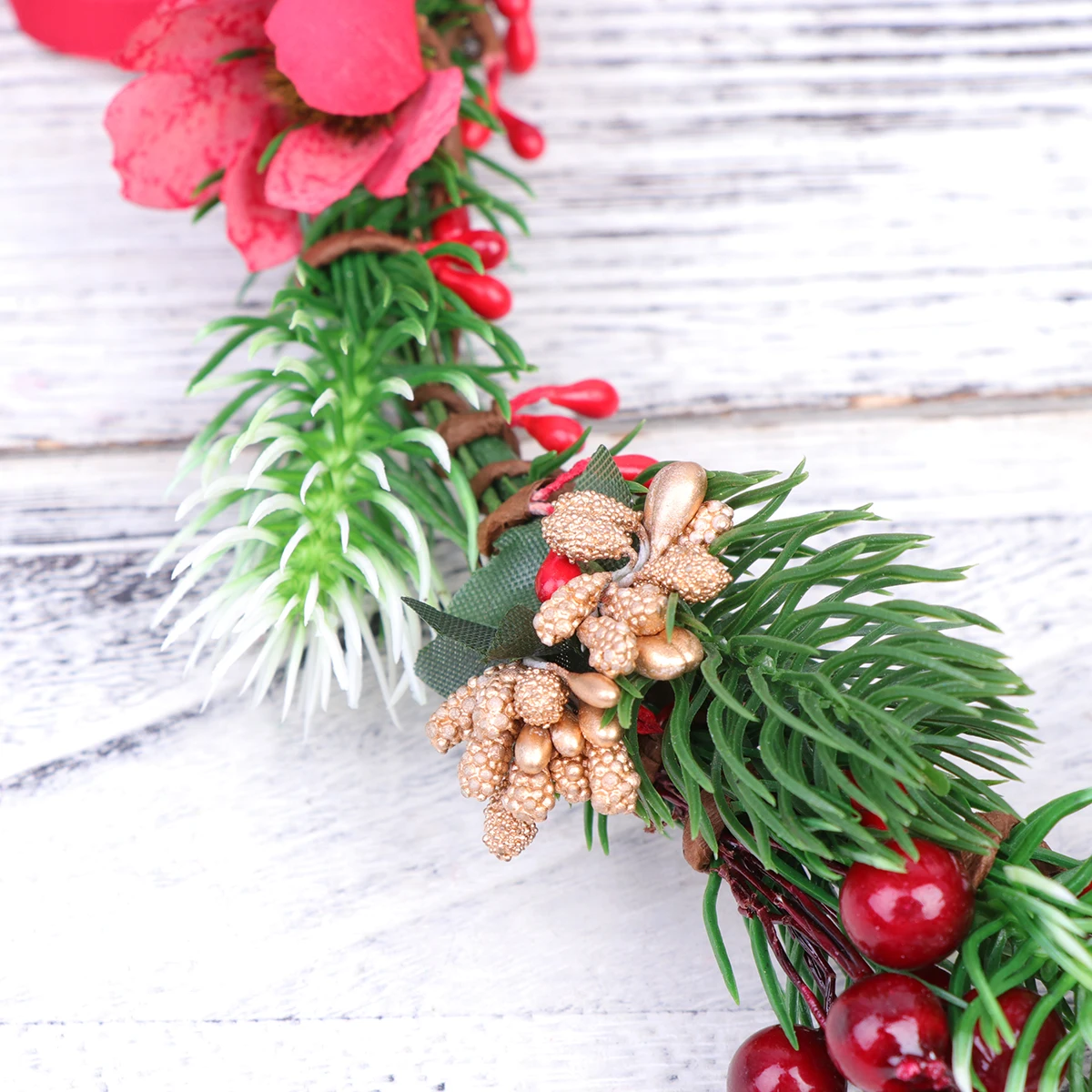 

Christmas Wreath Headb Sweet Elegant Design Adjustable Size Bridal Hairb Headdress Decor Wedding Party Accessories Hair