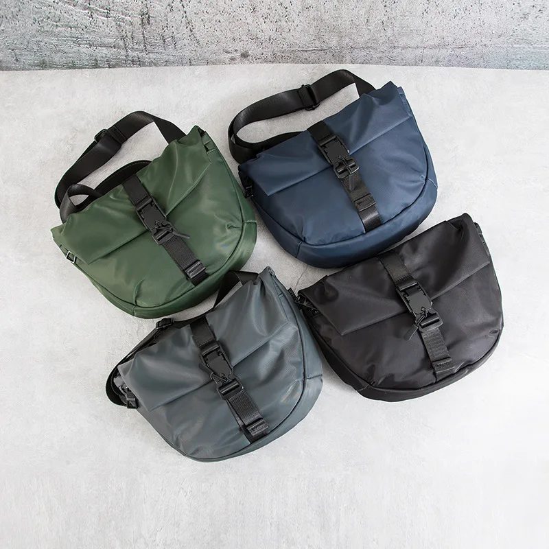 

Causal Nylon Shoulder Man Bag Japanese Teenager School Laptop Sling Men's Bag Streetwear Travel Cross Bag Messenger Bags for Men