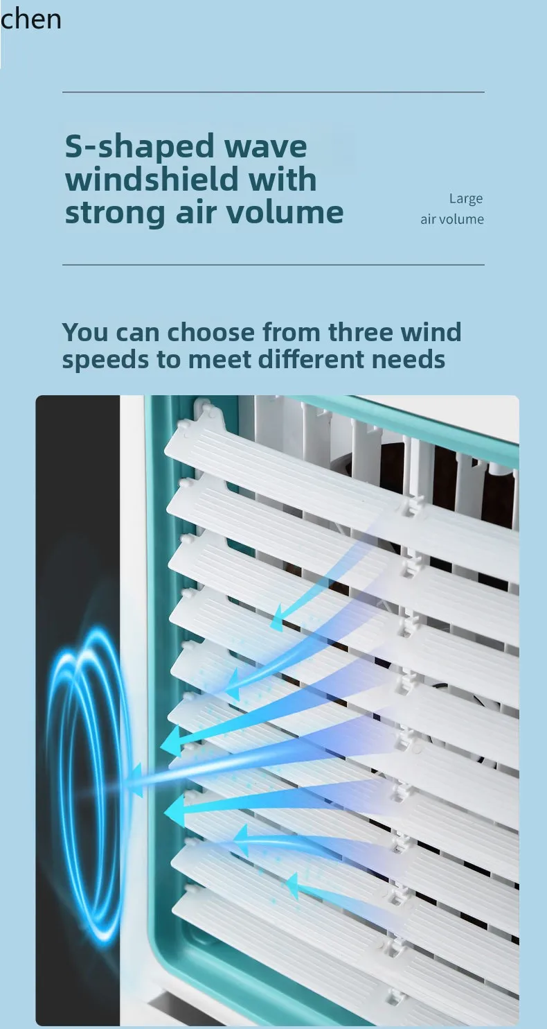 مبرد الهواء CP، تبريد المياه، مروحة مكيف الهواء الصغيرة، مروحة كهربائية منزلية، مياه كبيرة، تبريد فائق