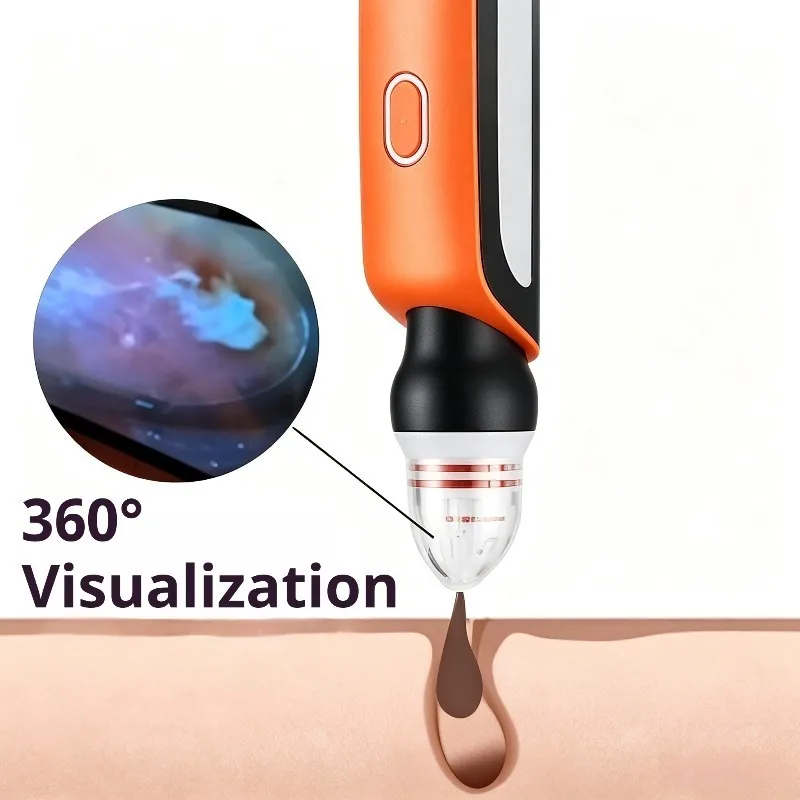 360° Visual Facial Beauty Machine Blackhead Remover Water Peeling  Skin Care Equipment Face Massager Beauty Tech Home Devices