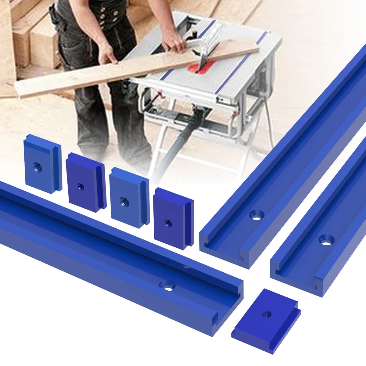 الألومنيوم T-المسار للنجارة ، T فتحة ميتري ، مقياس ميتري ، شلال لمنضدة ، الجدول المنشار ، أدوات التوجيه ، الرقصة ، T30 ، 500 مللي متر