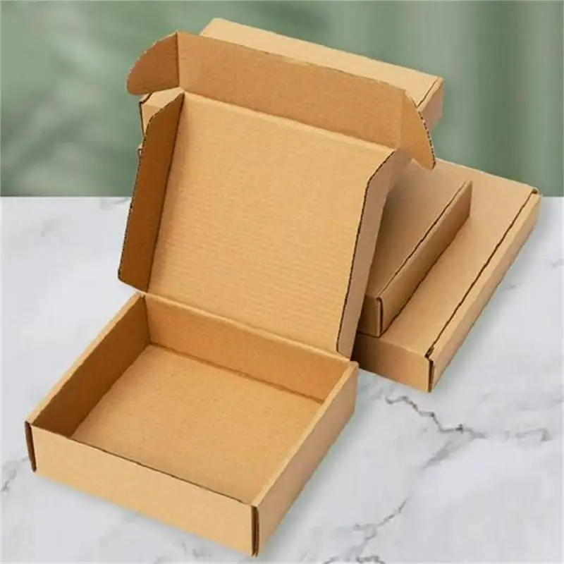 Packaging Storage Box Extra Hard Multi-size Brown Carton Packaging Wedding Party Small Gift Chocolate Candy Event Gift Box