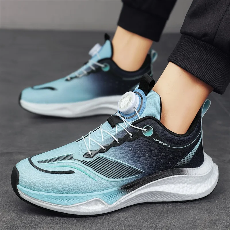 

Red rabbit 7 running shoes seven generations pro male luminous popcorn soft rotary button student sports shoes female new