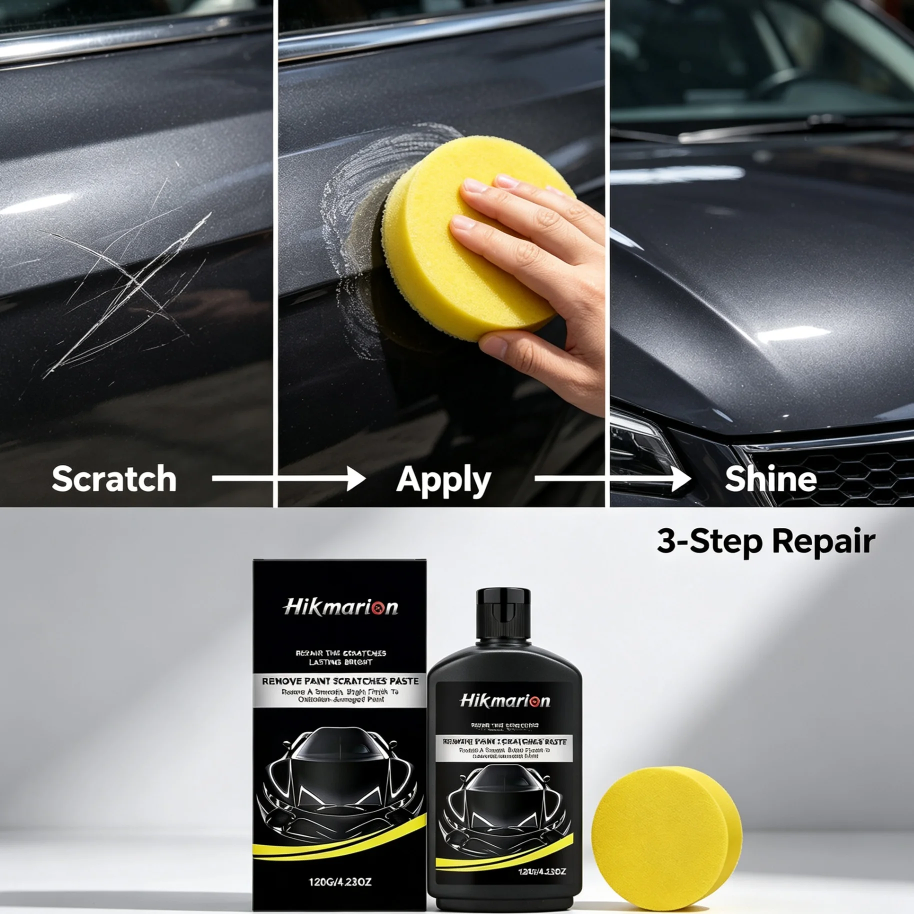 Car Scratch Remover Repair Paste Universal Auto Paint Polish Remove Light Scratches Swirl Marks Car Care Tool